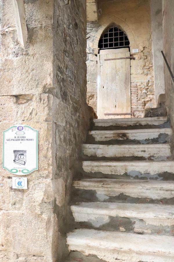 La Casa Del Teatro Apartment Campiglia dʼOrcia Exterior foto